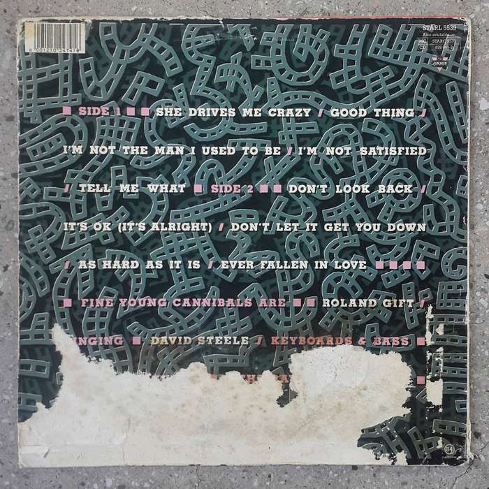 FINE YOUNG CANNIBALS - THE RAW & THE COOKED Vinyl, LP, Album Country: South Africa Released: 1989