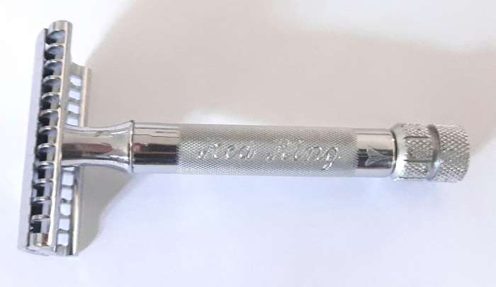 Vintage 1930s Eclipse Red Ring Safety Razor