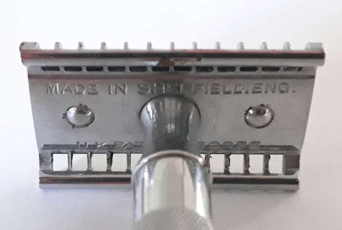 Vintage 1930s Eclipse Red Ring Safety Razor