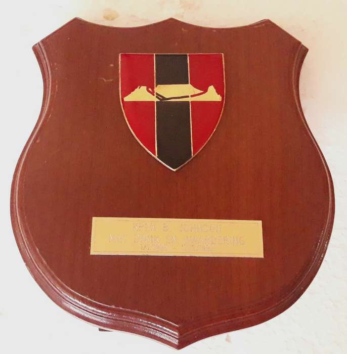 SANDF Western Province Command Provost Plaque