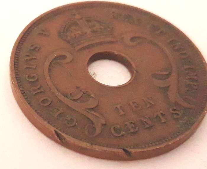 British East Africa 1927 10 and 1925 5 cent Coins