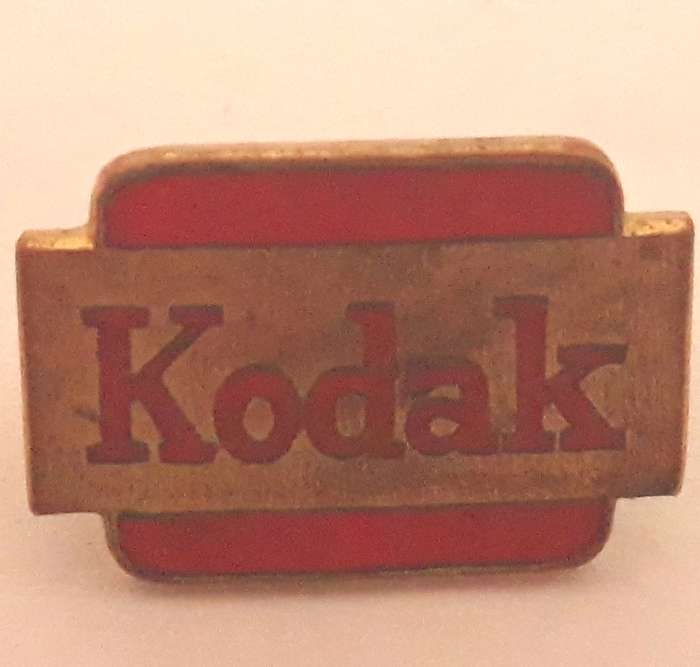 Vintage Kodak Cameras Advertising Pin Badge