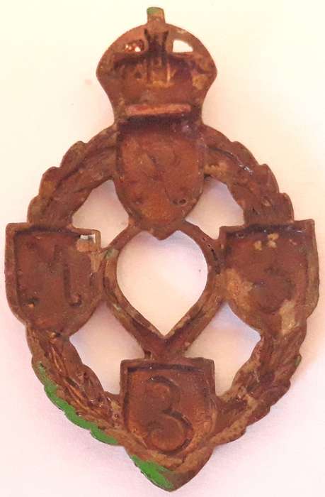 World War Two British Royal Electrical and Mechanical Engineers Cap Badge