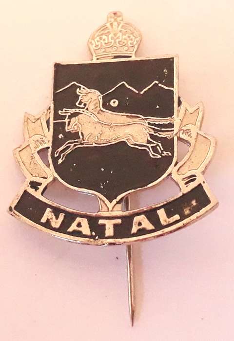 Vintage South African Rugby Natal Pin Badge