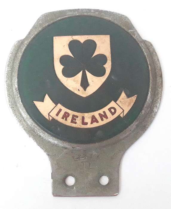 Vintage Ireland Car / Caravan Badge