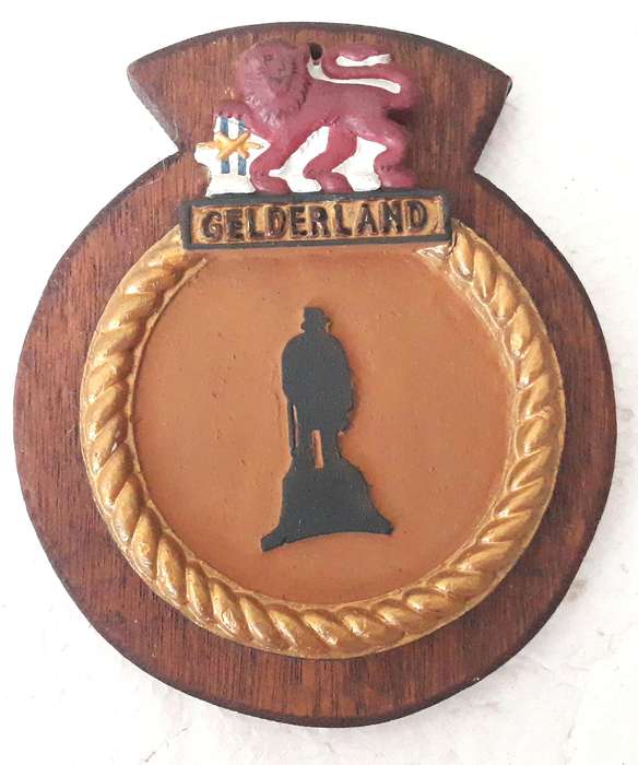 Vintage South African Navy Gelderland Plaque