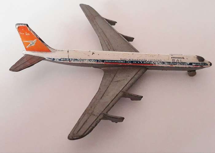Vintage Playart Boeing South African Airways SAA 707 Plane