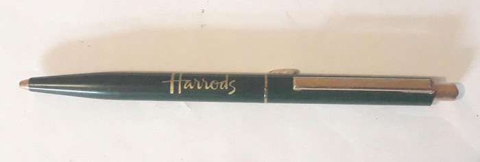 Vintage Harrods Advertising Pen