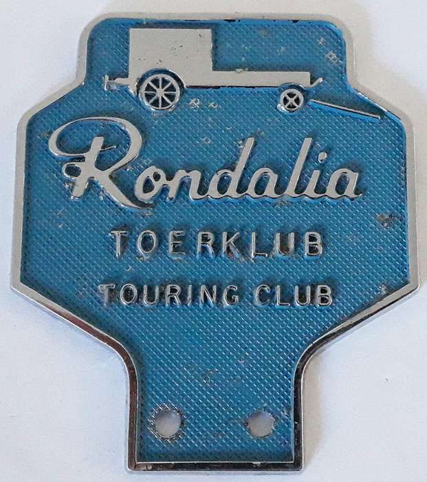 Vintage Rondalia Touring Car Badge