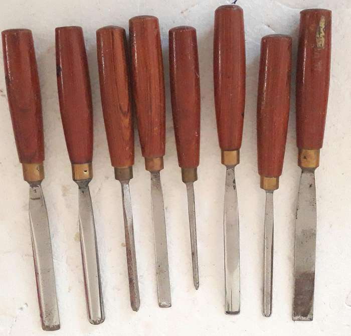 Various Ashley Iles Wood Working Chisels