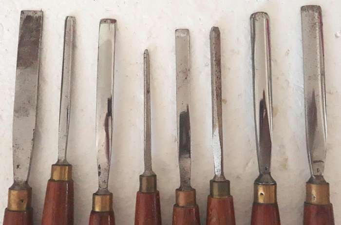 Various Ashley Iles Wood Working Chisels