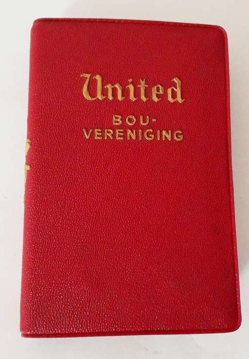 Vintage United Building Society / United Bouvereniging Coin and Note Saving Box