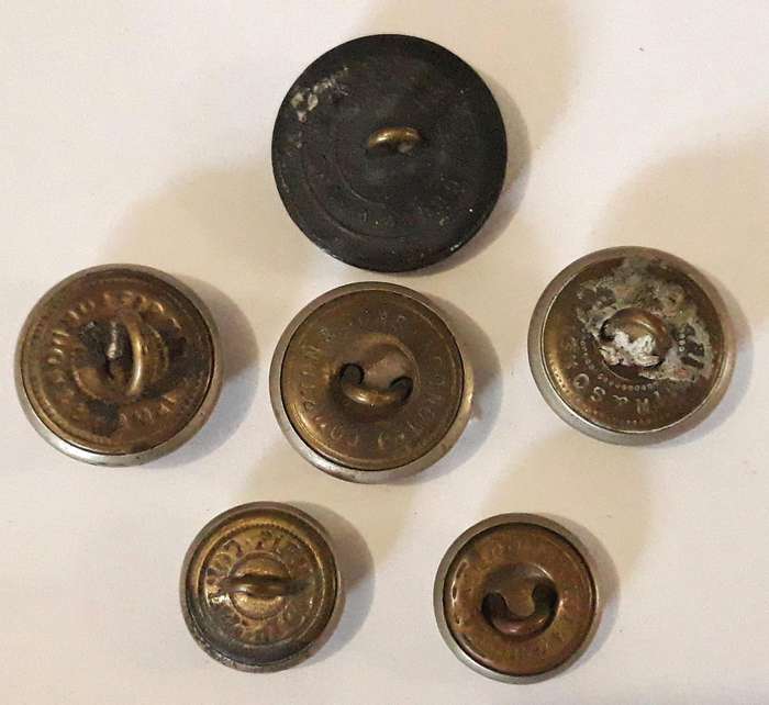 Antique Transvaal Town Police Buttons