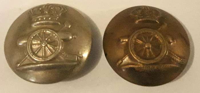 Victorian and Edwardian Era Royal Artillery Buttons