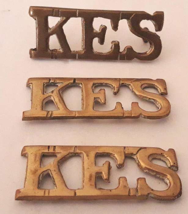 Vintage King Edward's High School Shoulder Titles