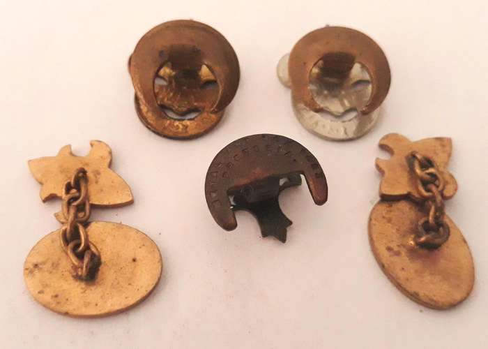 Vintage Boy Scout Badges and Cufflinks