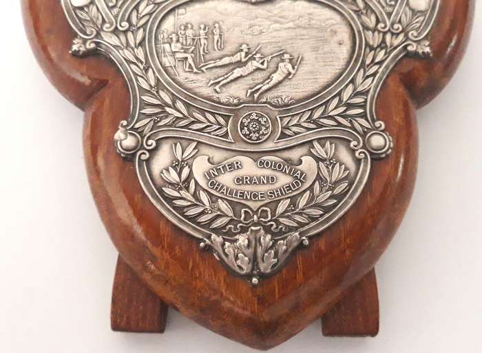 Antique Cape Colony National Rifle Association Shooting Award Plaque - Silver Hallmarked