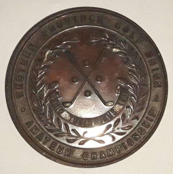 Vintage 1933 Western Province Golf Union Amateur Championship Medal