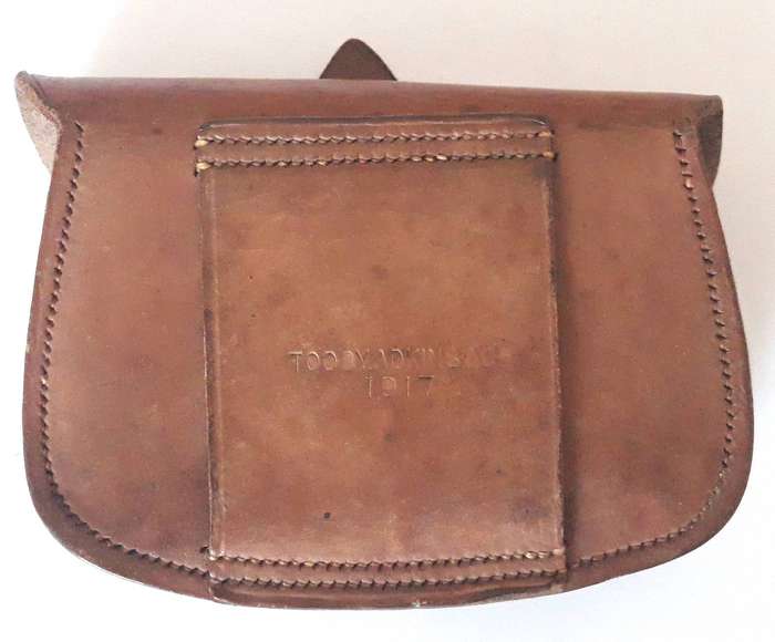 WW1 Officer's Sam Browne Belt Ammunition Pouch - Tooby Adkins & Co