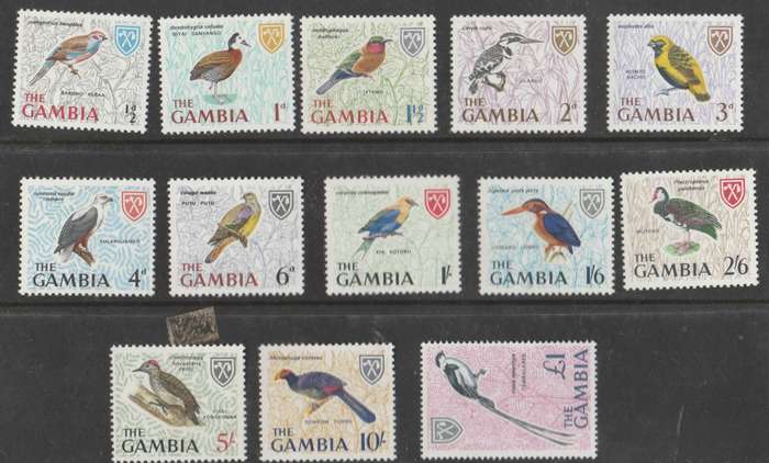 GAMBIA   FULL SET   BIRDS