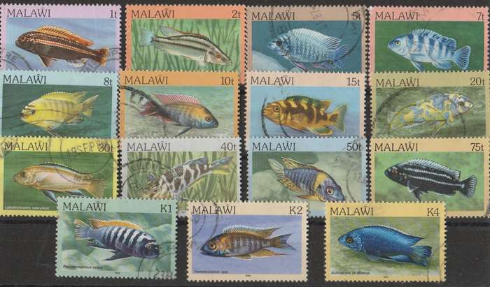 MALAWI    1984    FULL SET CYCLIDS      CV  780