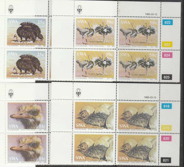 SOUTH WEST AFRICA    CONTROLS  SACC449-452