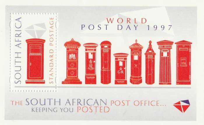 RSA     MINI SHEET    1997    UMM    SACC1068