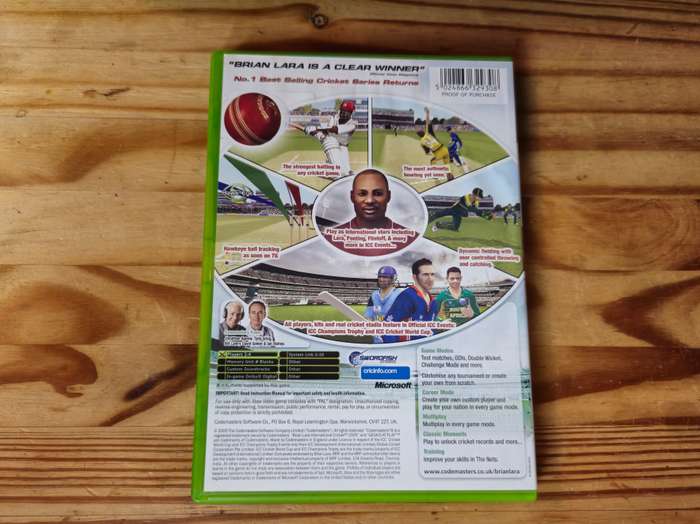 Brian Lara International Cricket 2005 (Xbox Original)