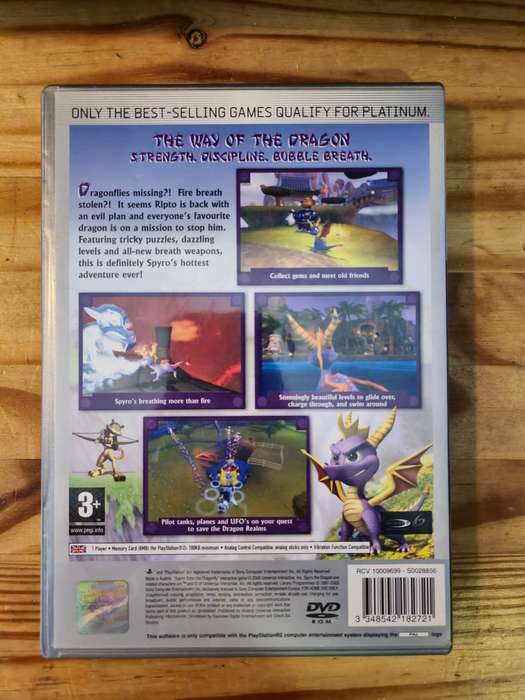 Spyro: Enter the Dragonfly (Platinum)(PS2)