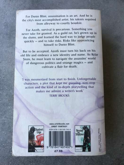 The Way Of Shadows (Night Angel #1) by Brent Weeks [Paperback: Good]