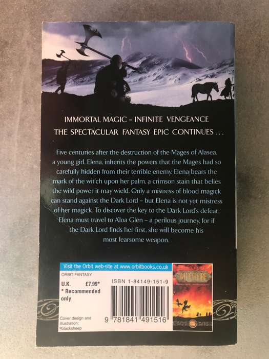 Wit'ch Storm (The Banned and the Banished #2) by James Clemens [Paperback: Very Good]