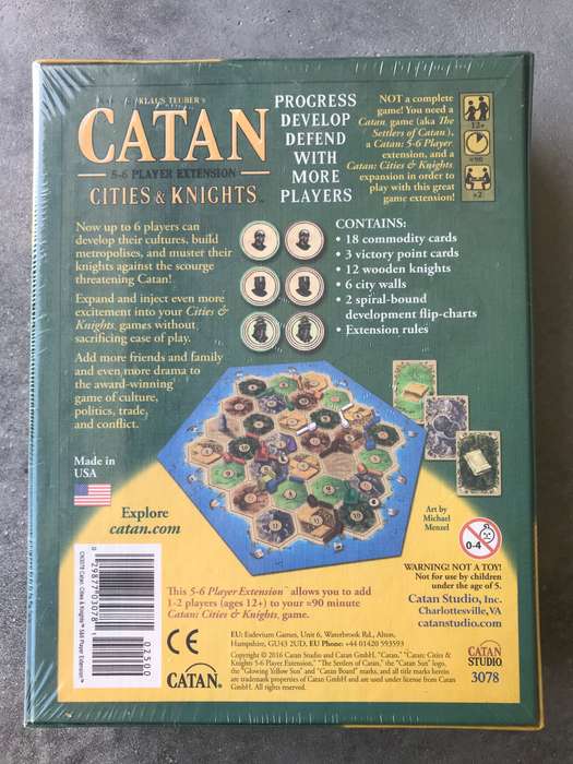 Catan Cities & Knights 5-6 Player Extension
