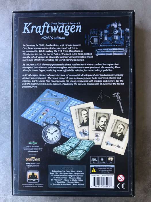 Kraftwagen (V6 edition) [Boardgame]