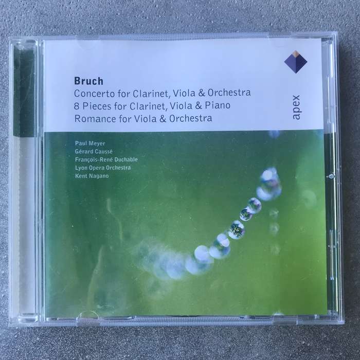 Bruch: Works for Clarinet and Viola [CD]