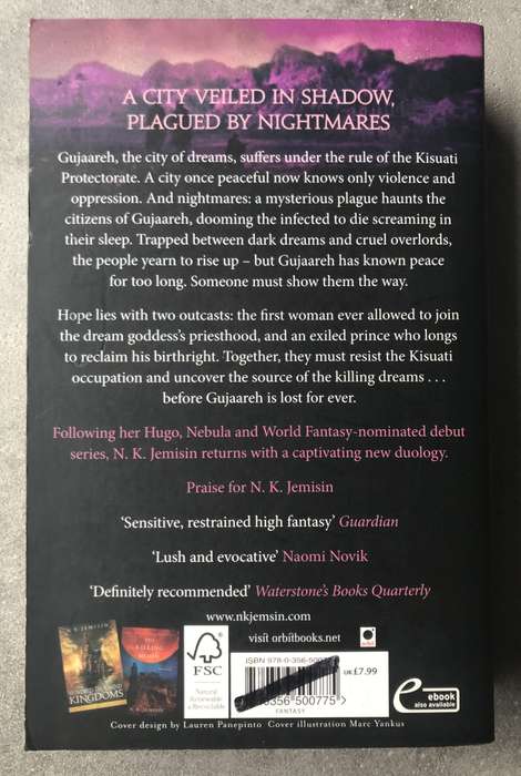 The Shadowed Sun (Dreamblood #2) by N.K. Jemisin [Paperback: Excellent]