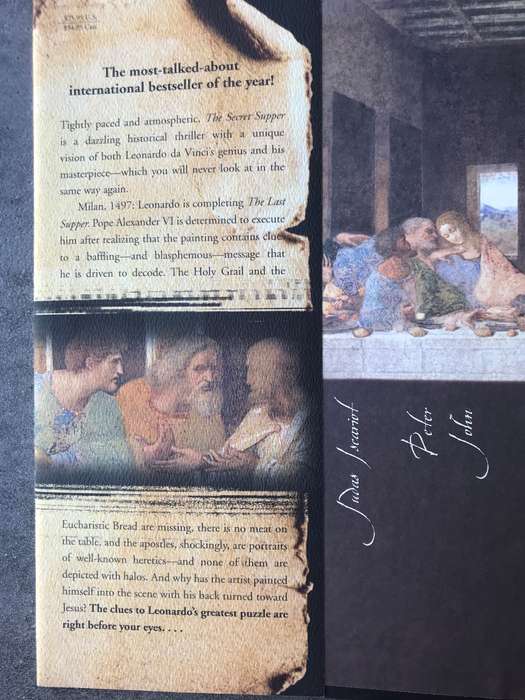 The Secret Supper by Javier Sierra [Hardcover: Good]