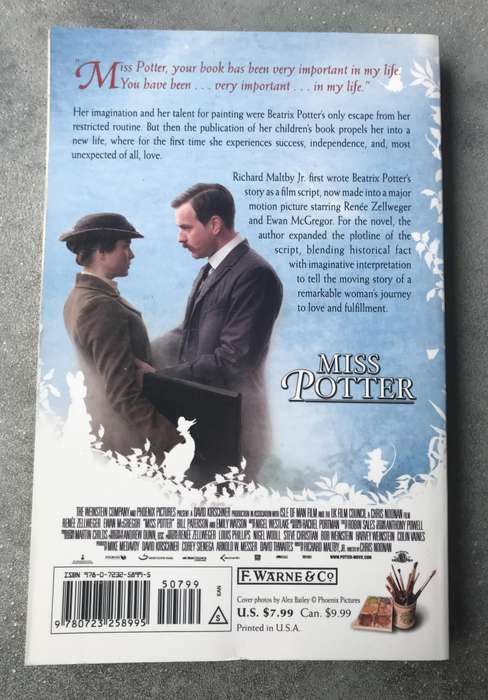 Miss Potter: The Novel by Richard Maltby Jr. [Paperback: Excellent]