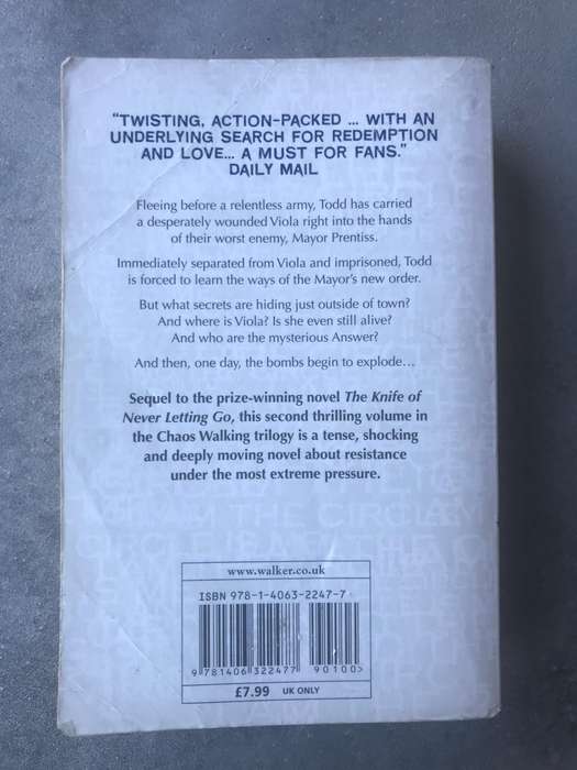 The Ask and the Answer (Chaos Walking #2) by Patrick Ness [Paperback: Good]