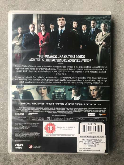 Peaky Blinders - Series 3 [2 DVD]