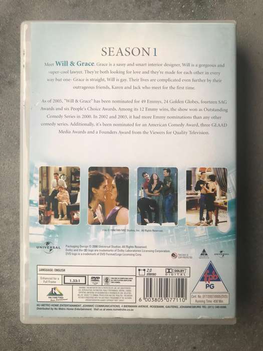 Will & Grace - Season 1 [4 DVD]