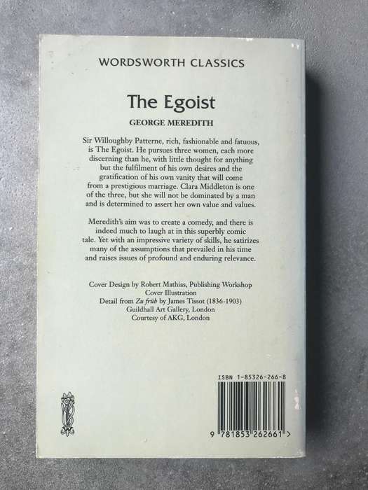 The Egoist by George Meredith [Paperback: Good]