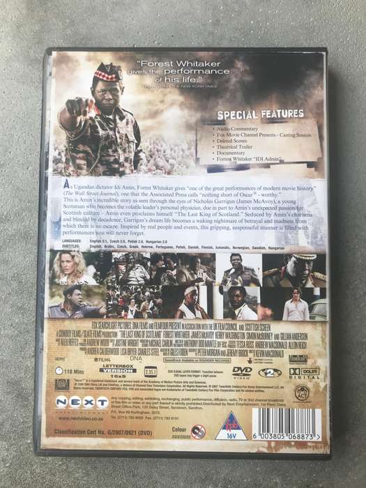 The Last King of Scotland [DVD]