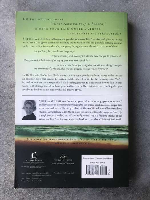 The Heartache No One Sees by Sheila Walsh [Paperback: Very Good]