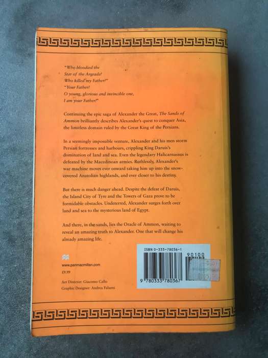 The Sands of Ammon (Alexander #2) by Valerio Massimo Manfredi [Large Paperback: Good]