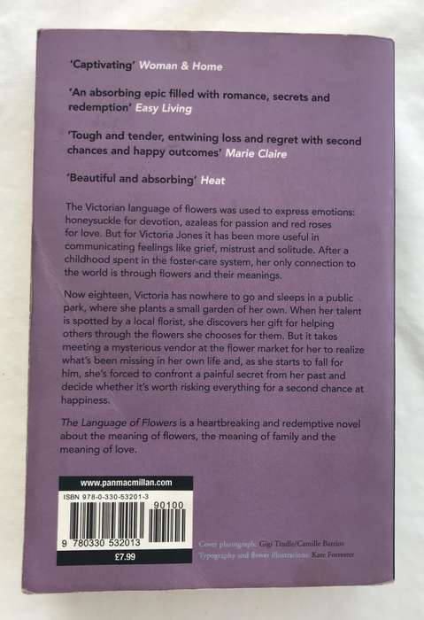 The Language of Flowers by Vanessa Diffenbaugh [Paperback: Good]