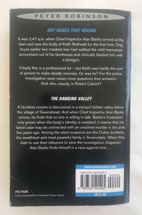 Dry Bones That Dream & The Hanging Valley by Peter Robinson [Paperback: Average]