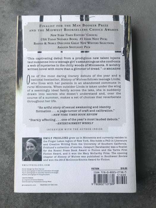 History of Wolves by Emily Fridlund [Paperback: Excellent]