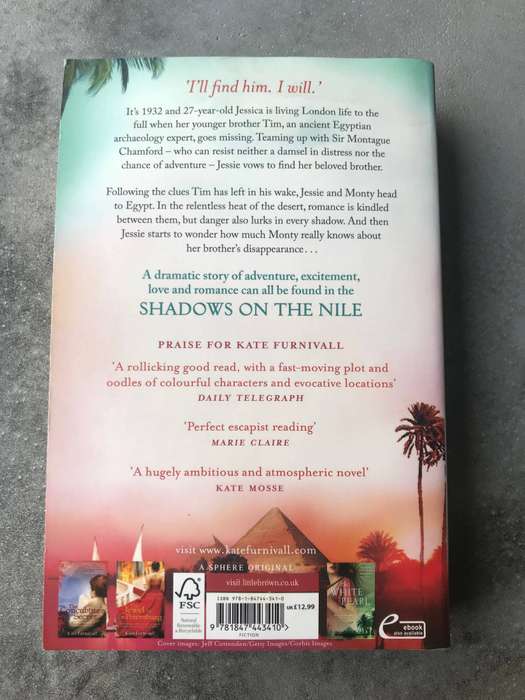 Shadows on the Nile by Kate Furnivall [Large Paperback: Very Good]