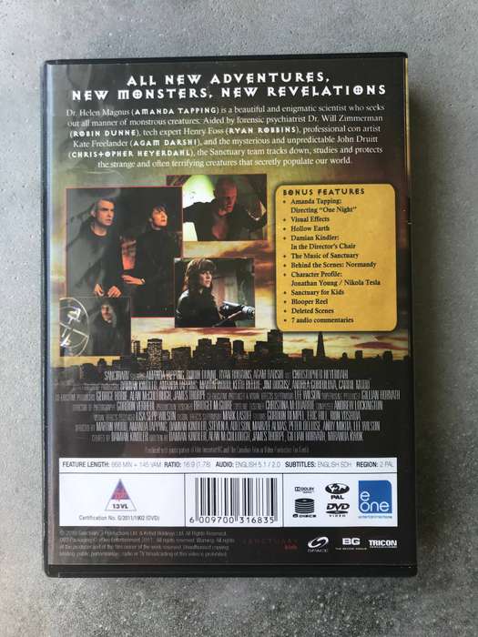 Sanctuary: Seasons 1 - 4 (Complete) [18 DVD]