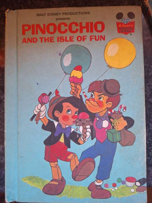 Pinocchio and the isle of fun Children's book